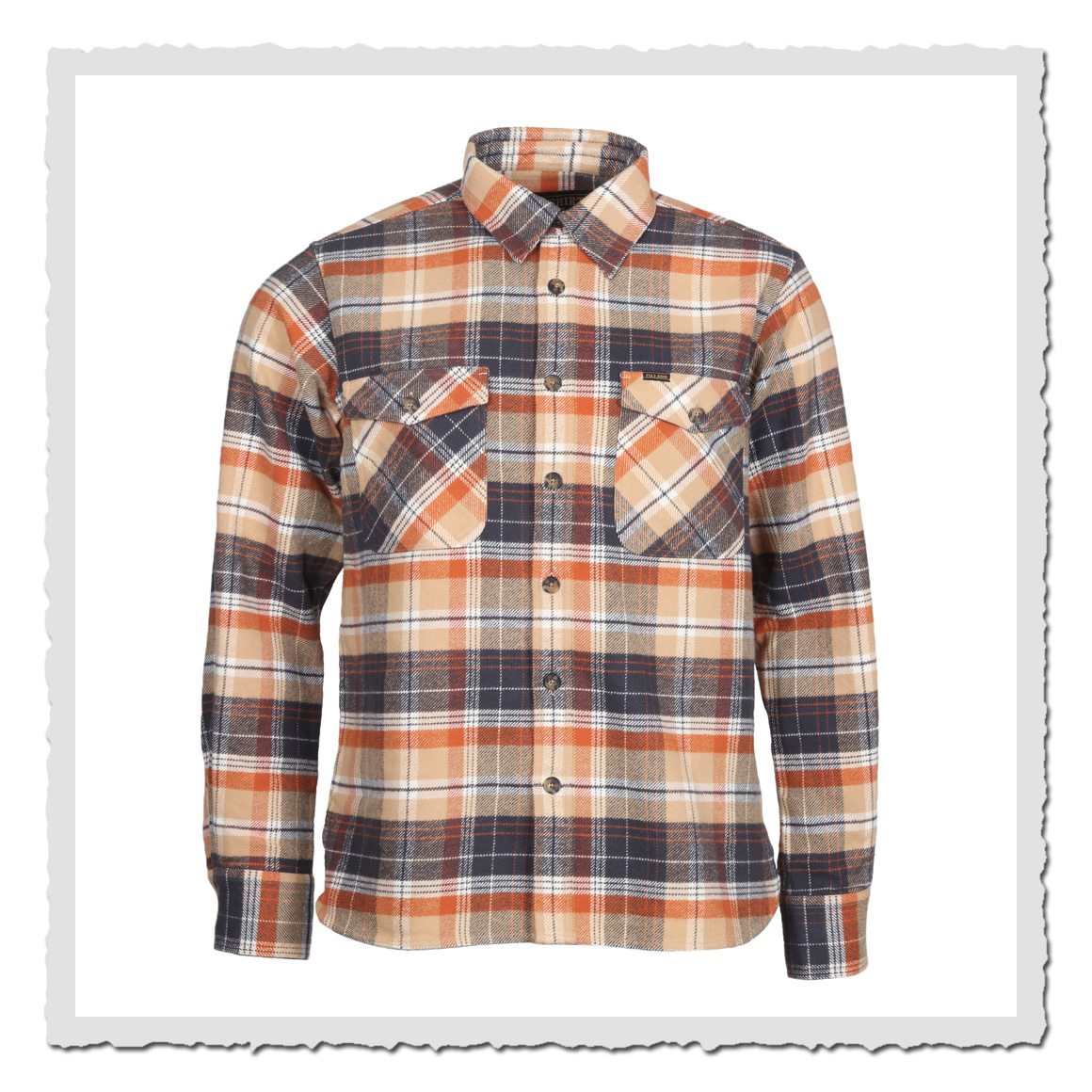 Pike Brothers 1943 CPO Shirt Barrow Orange – klassisches Flanellhemd im Retro-Workwear-Stil